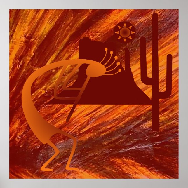 Pôster Kokopelli Heat (Frente)