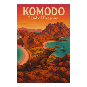 Pôster KOMODO – Terra dos Dragões