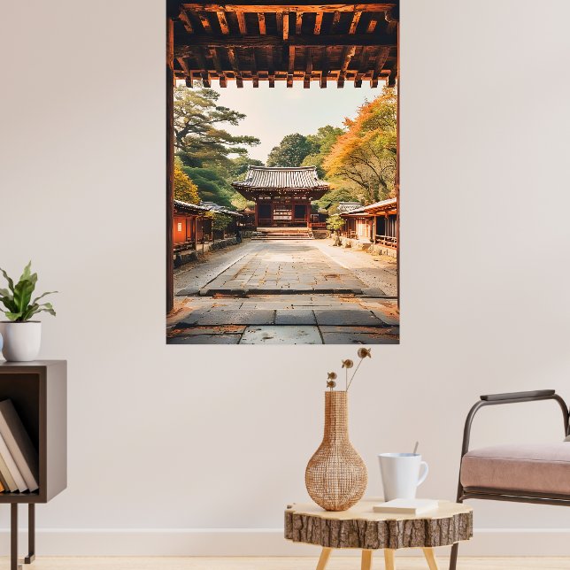 Poster Komorebi - The Sun-Drenched Temple (Sala de Estar 3)