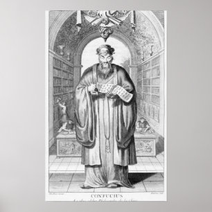 Poster Kong-Fu-Tse ou Confúcio