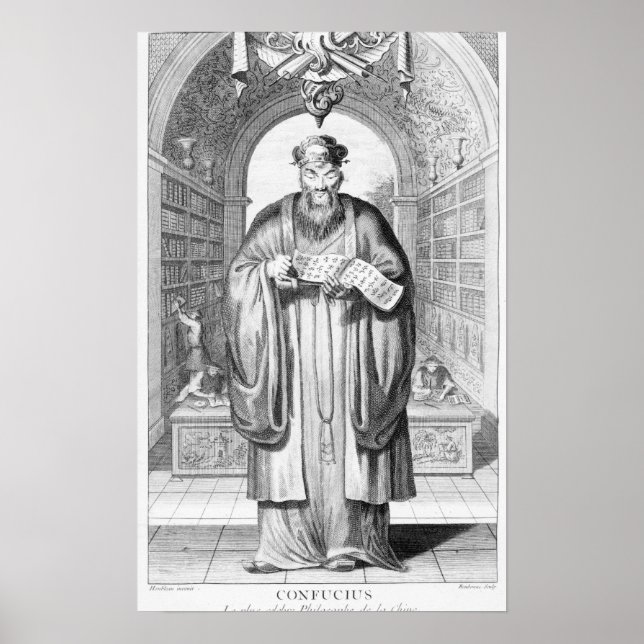 Poster Kong-Fu-Tse ou Confúcio (Frente)