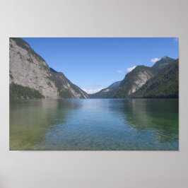 Poster Königssee Alpes da Baviera