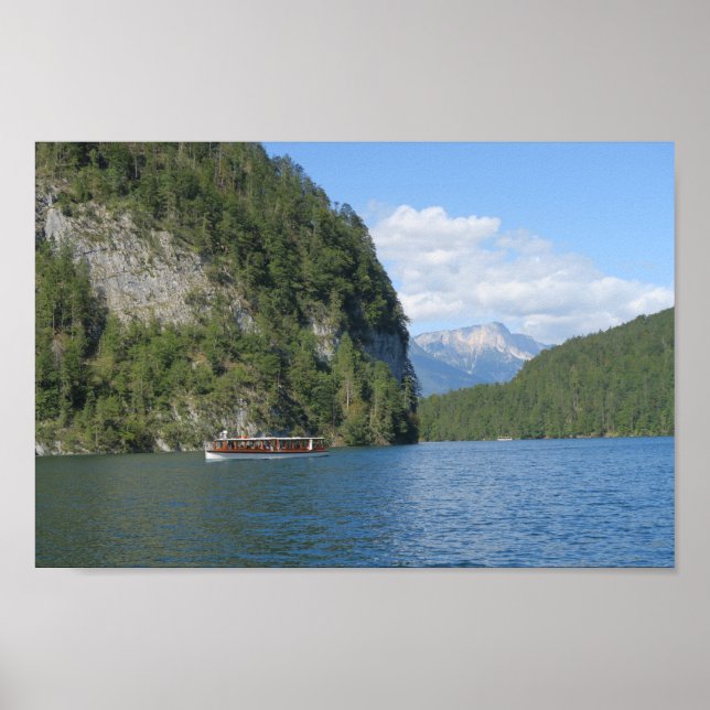 Poster Königssee Alpes da Baviera (Frente)