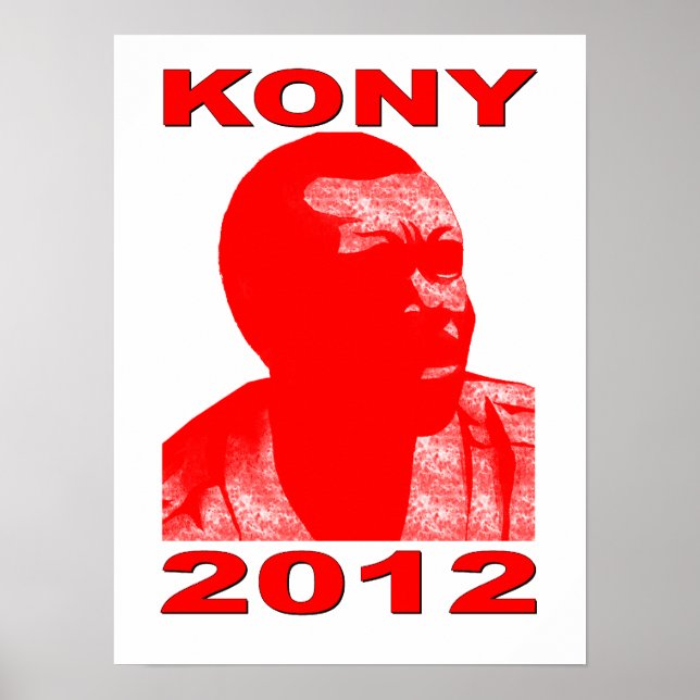 Poster Kony 2012. Tornar As Crianças Invisíveis Visíveis. (Frente)
