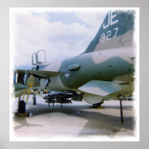 Pôster Korat AFB Tailândia 1968 F- 105 A2