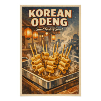 Pôster Korean Odeng (Eomuk), traditional food 2026