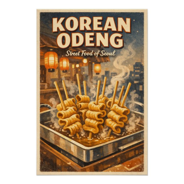 Pôster Korean Odeng (Eomuk), traditional food 2026 (Frente)