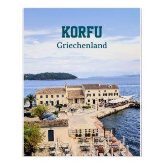 Pôster Korfu Griechenland
