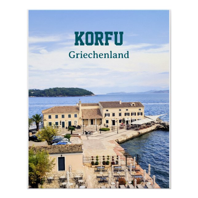 Pôster Korfu Griechenland (Frente)
