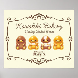 Poster Kowalski Bakery - Bebê Nifflers