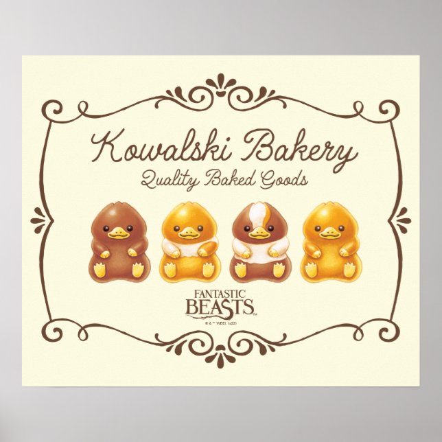 Poster Kowalski Bakery - Bebê Nifflers (Frente)