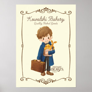 Poster Kowalski Bakery - Newt Scamander