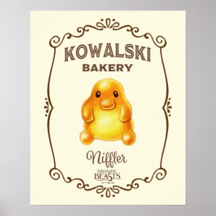 Poster Kowalski Bakery - Niffler