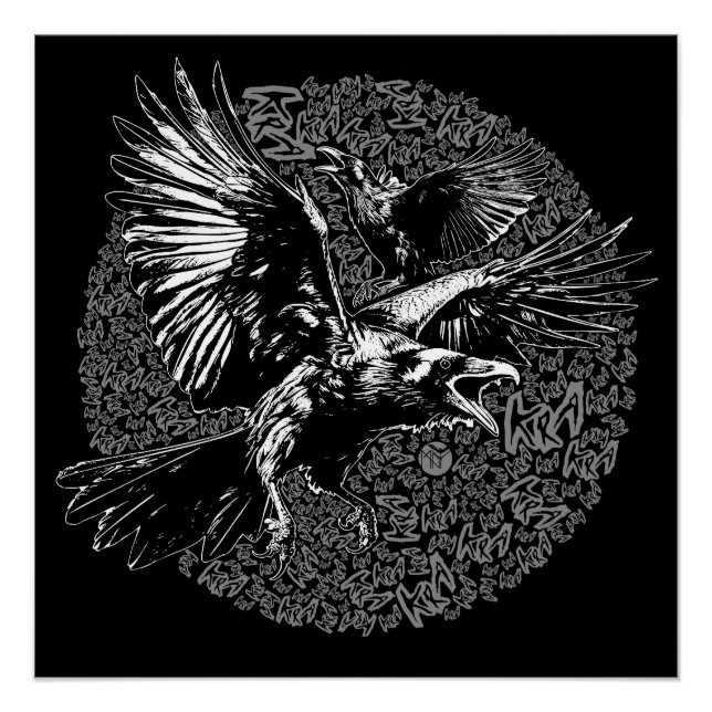 PÔSTER KRA KRA! (Frente)