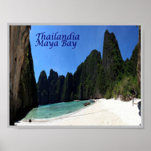 Poster Krabi - Baía de Maya - Tailândia -