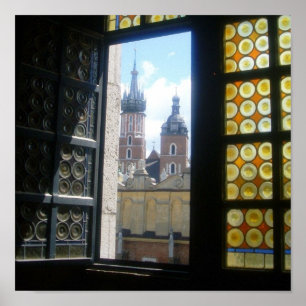 Poster Krakow pitoresco