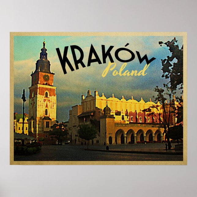 Poster Krakow Polônia (Frente)