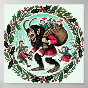 Poster Krampus Christmas