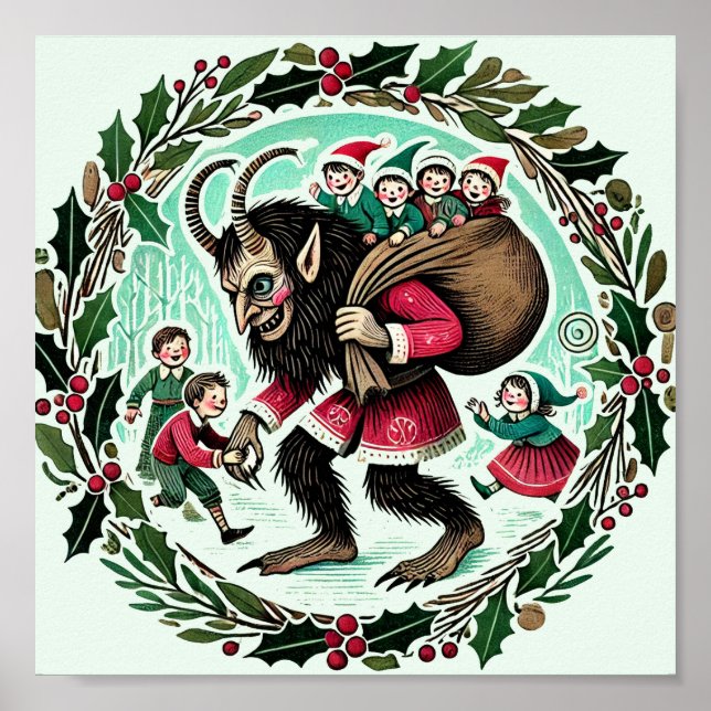 Poster Krampus Christmas (Frente)