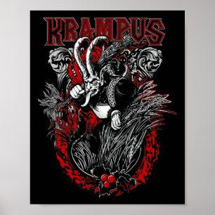 Poster Krampus Feliz Natal Férias De Natal Horror Xm