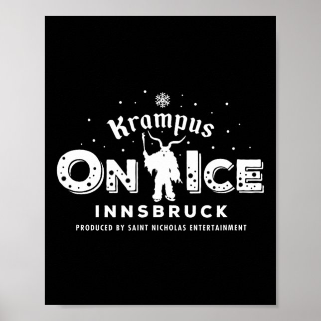 Poster Krampus Run Innsbruck Áustria (Frente)