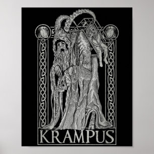 Poster Krampus - Ss Von Krampus Natal Gótico Sombrio