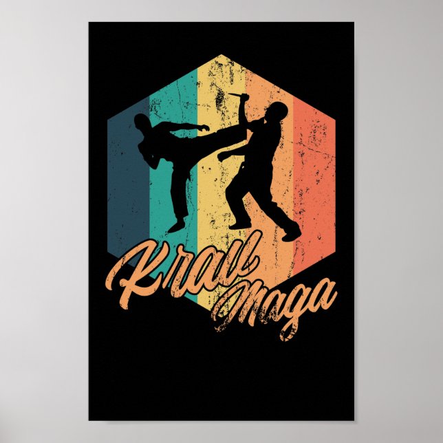 Poster Krav Maga Selbstverteidigung (Frente)