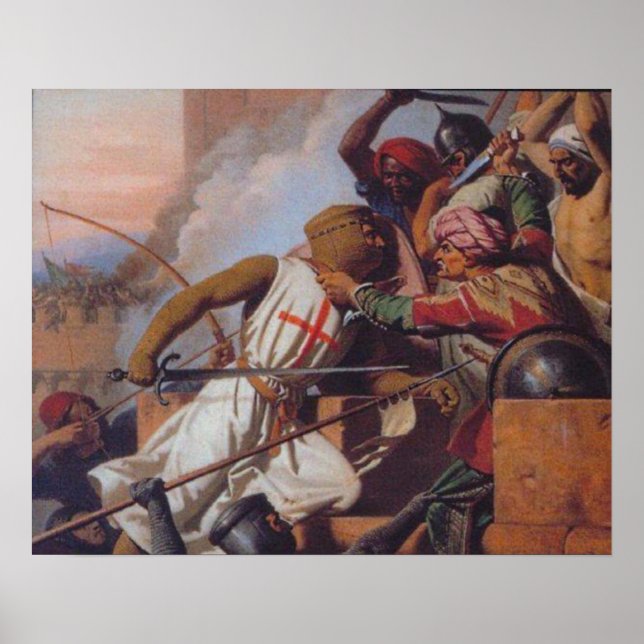 Poster Kreuzritter gegen Sarazenen (Frente)