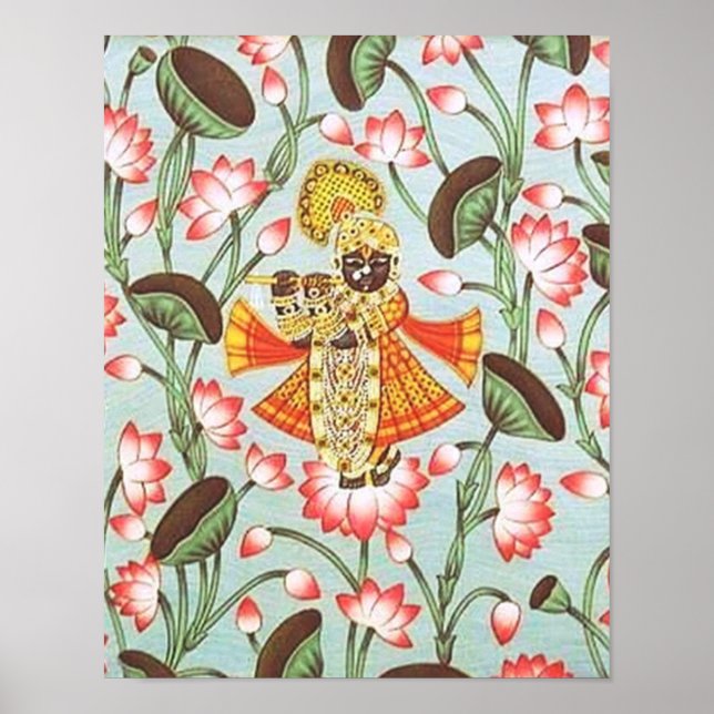 Poster krishna pichwai (Frente)