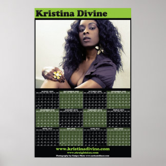 Pôster Kristina Divine Pinup Calendar