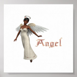 Poster KRW Angel African American