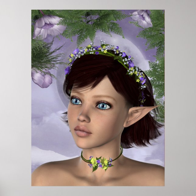 Poster KRW Floral Fairy Fantasy (Frente)