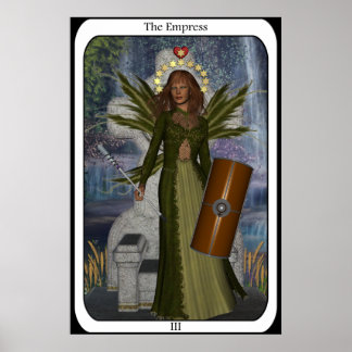Pôster KRW O Cartão Empress Fairy Tarot