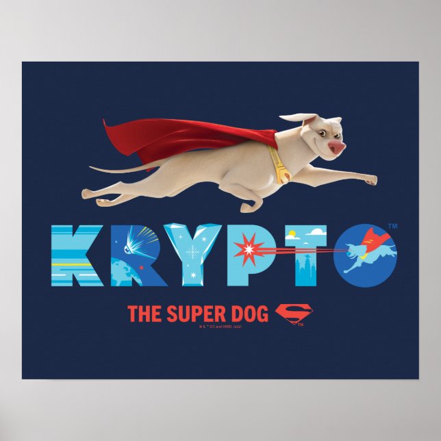 Poster Krypto O Super-Cão (Frente)
