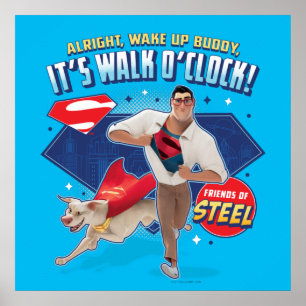 Poster Krypto & Superman - É Walk O'Clock!