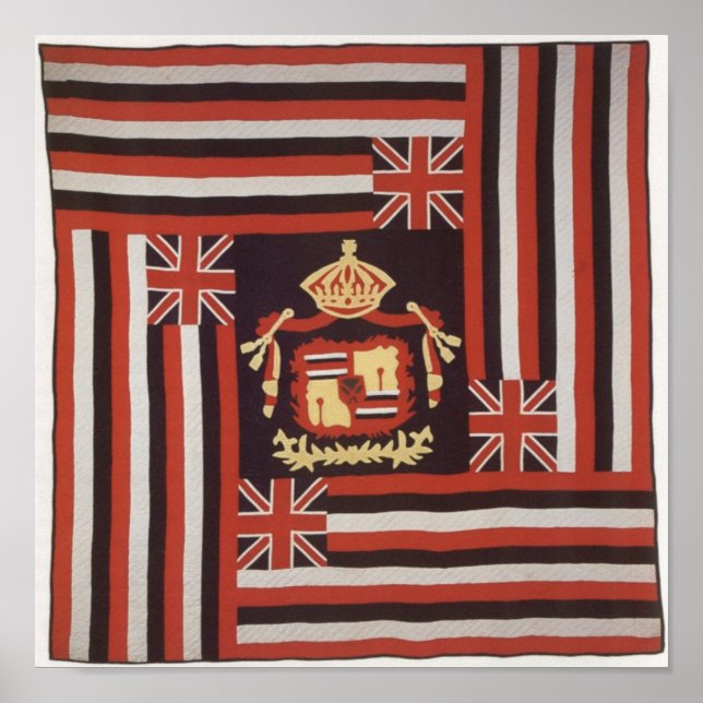 Pôster Ku‘u Hae Aloha (Minha Amada Bandeira), algodão hav (Frente)