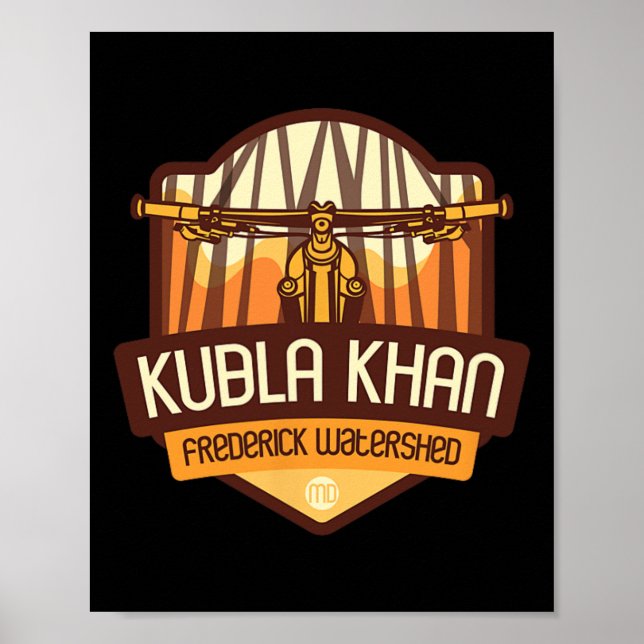 Poster Kubla Khan - Frederick Watershed, Maryland  (Frente)