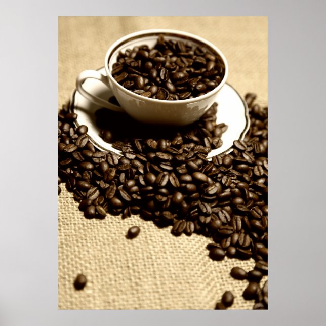Poster Küchenbild Kaffeetasse (Frente)