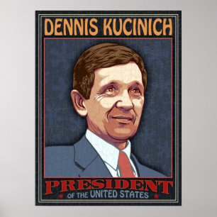 Poster Kucinich, Presidente