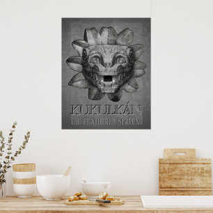 Poster Kukulcán, a Serpente de penas