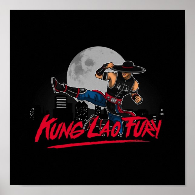 Poster Kung Lao Fury (Frente)