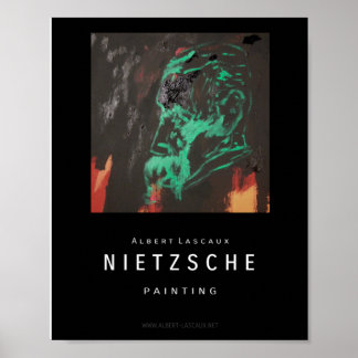Poster Kunstposter 'NIETZSCHE'