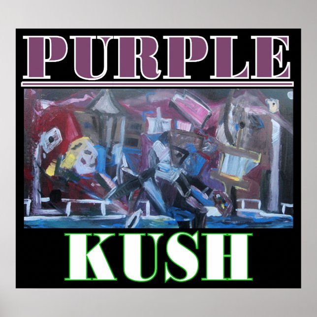 POSTER KUSH ROXO (Frente)