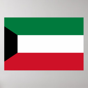Pôster Kuwait, bandeira do Quênia