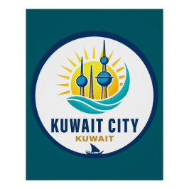 Pôster Kuwait City Kuwait Middle East