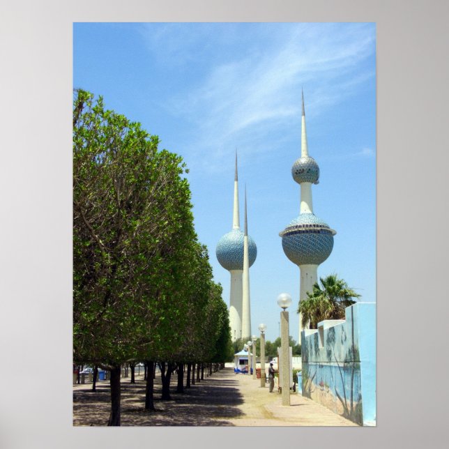 Poster Kuwait Towers (Frente)