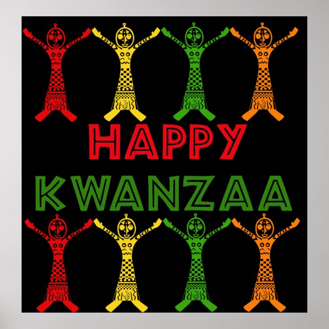 Pôster Kwanzaa Dancers (Frente)