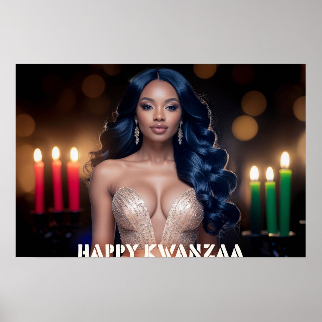 POSTER KWANZAA - HAPPY KWANZAA (Frente)
