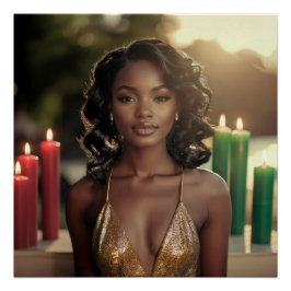 PÔSTER KWANZAA - HAPPY KWANZAA - 