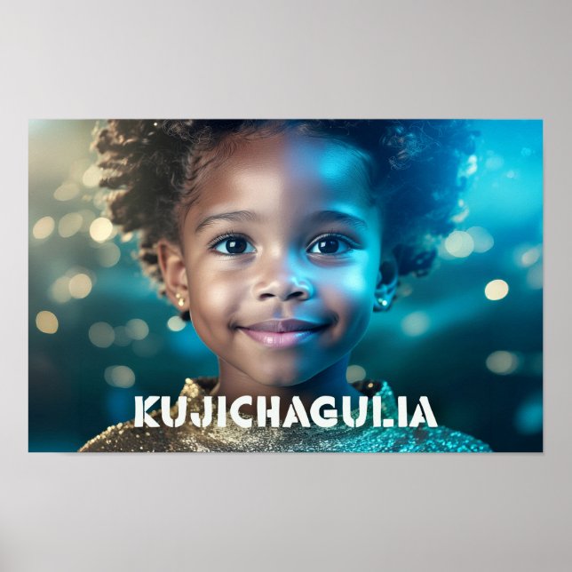 POSTER KWANZAA - KUJICHAGULIA -  (Frente)
